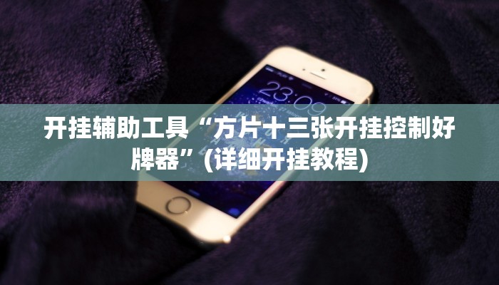 开挂辅助工具“方片十三张开挂控制好牌器”(详细开挂教程)