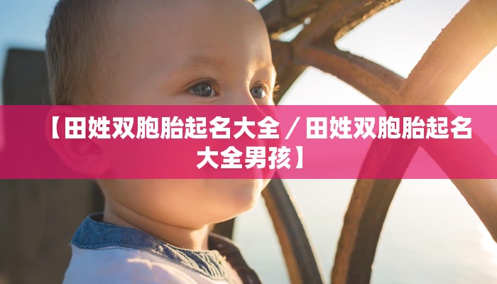 【田姓双胞胎起名大全／田姓双胞胎起名大全男孩】